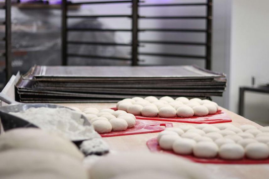 Teig in der Backstube